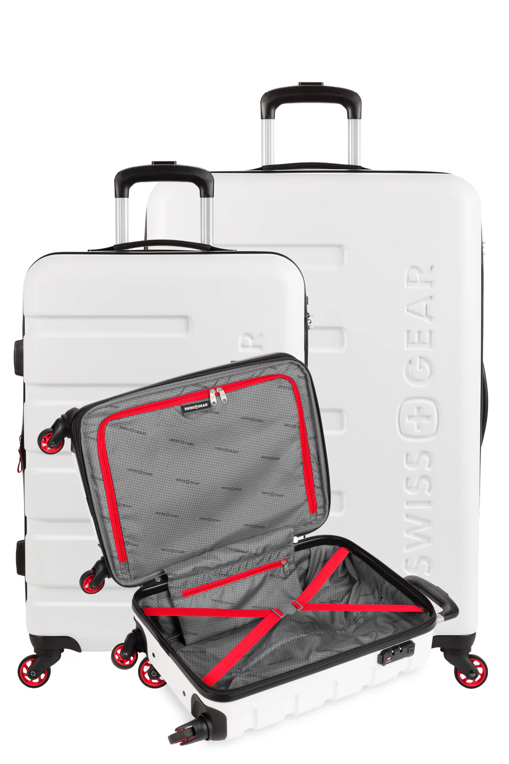 SWISSGEAR Modern Traveler Bundle in White/Black/Grey - Image 4
