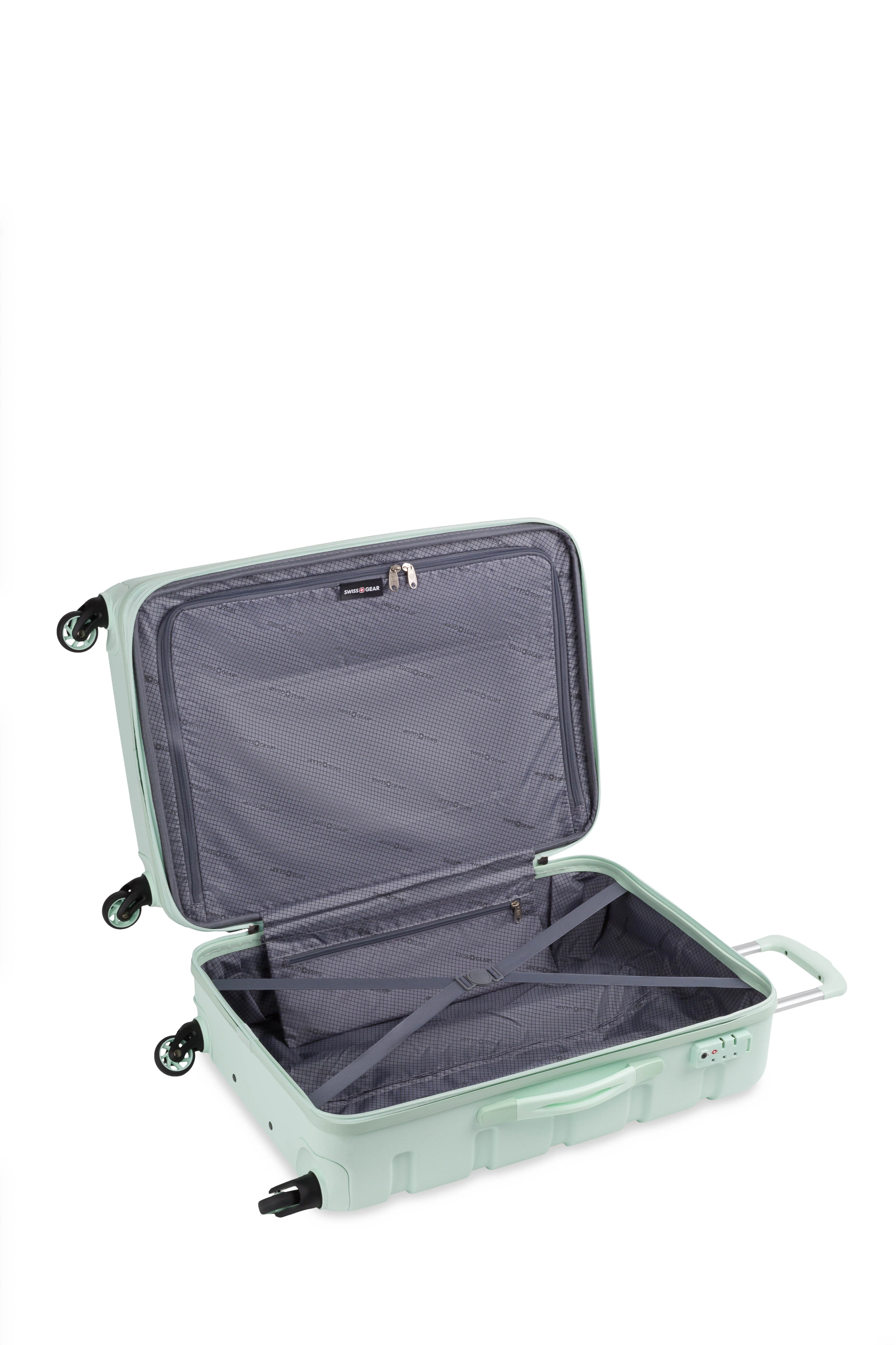 SWISSGEAR Modern Traveler Medium Checked Bundle in Clearly Aqua/Black/Grey - Image 12