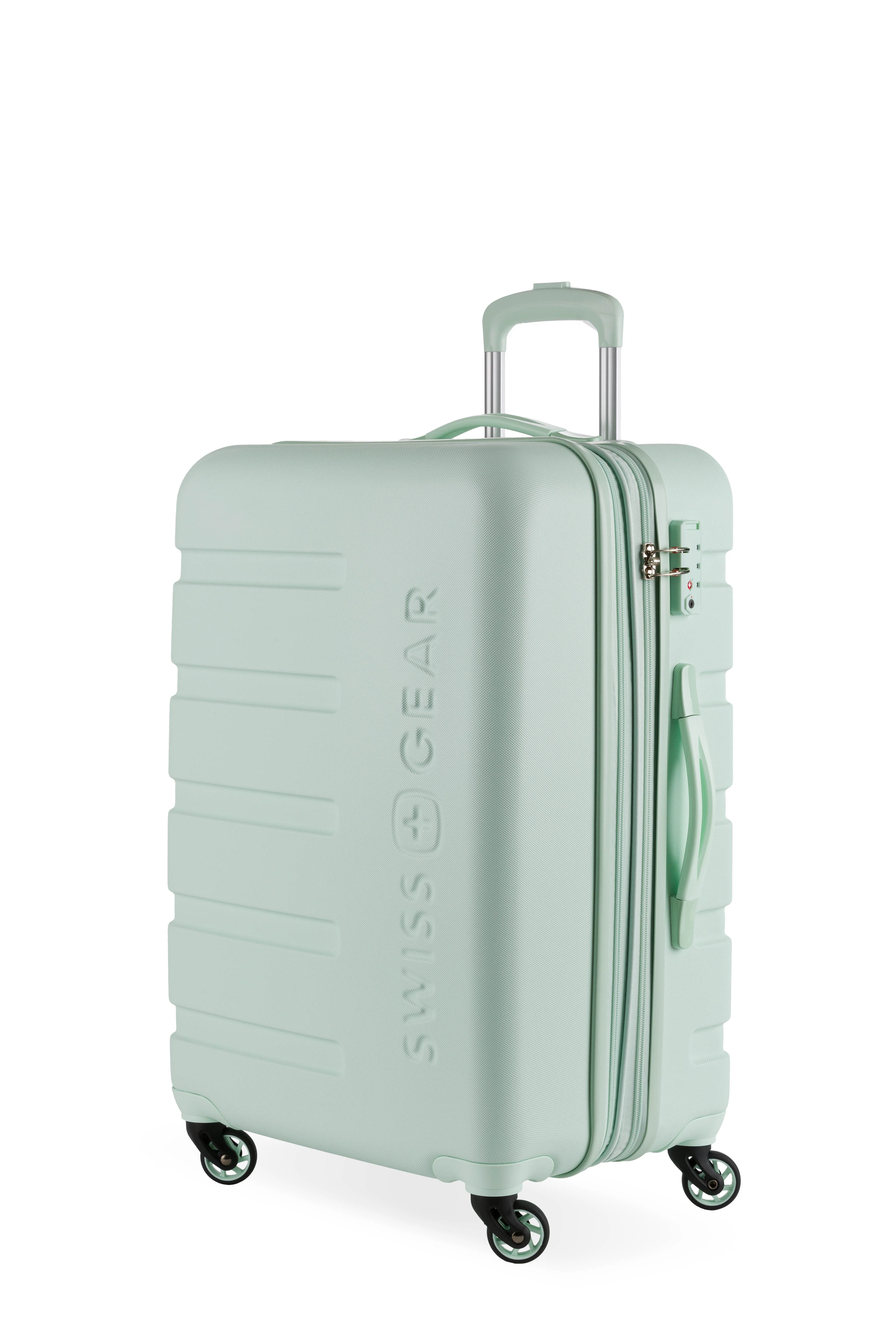 SWISSGEAR Modern Traveler Medium Checked Bundle in Clearly Aqua/Black/Grey - Image 3