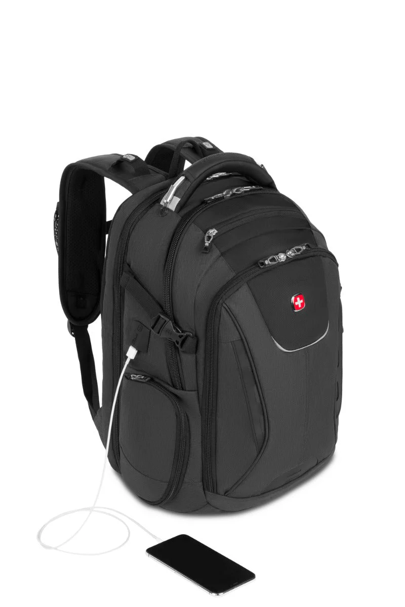 SWISSGEAR Travel Tech Elite USB ScanSmart Laptop Backpack - Image 109