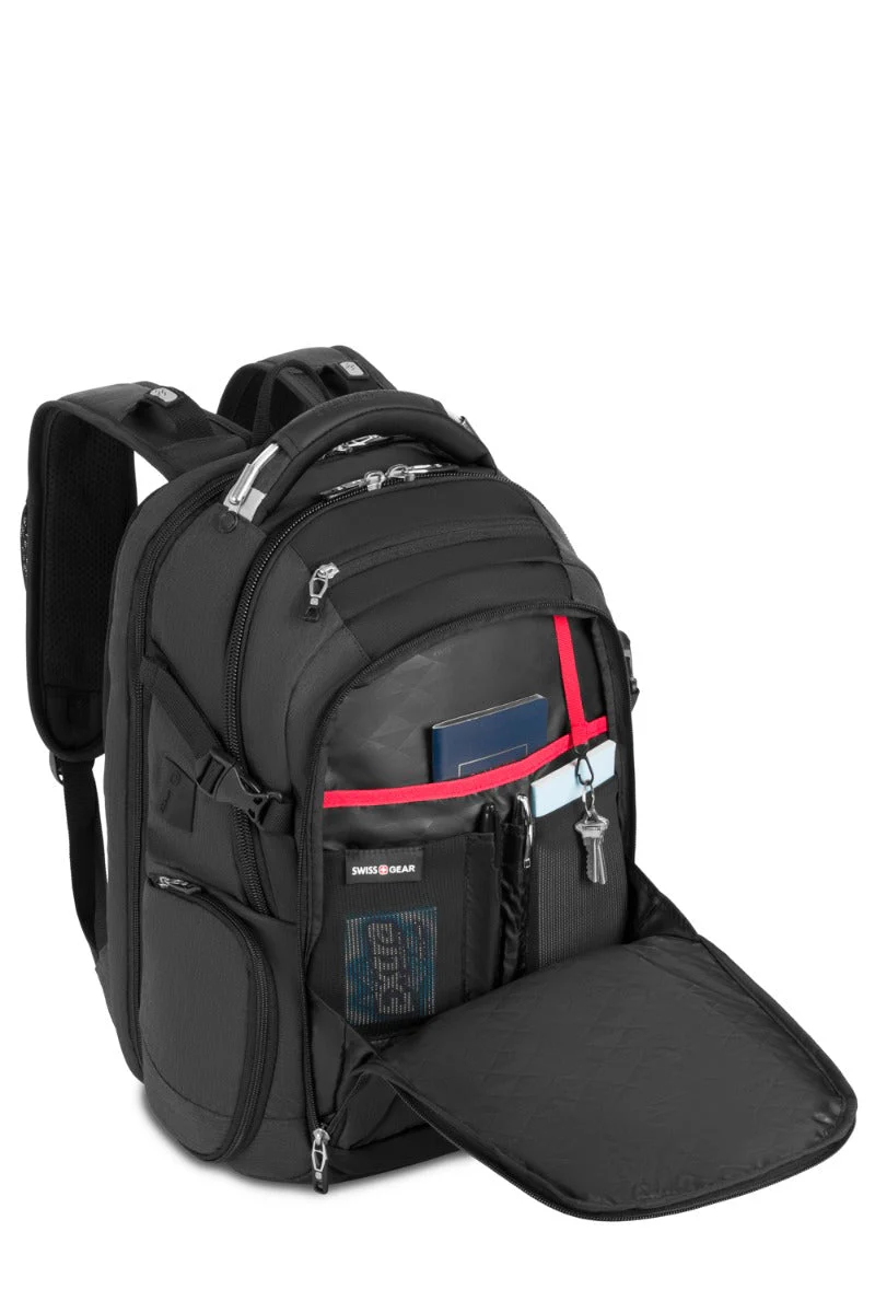 SWISSGEAR Travel Tech Elite USB ScanSmart Laptop Backpack - Image 41
