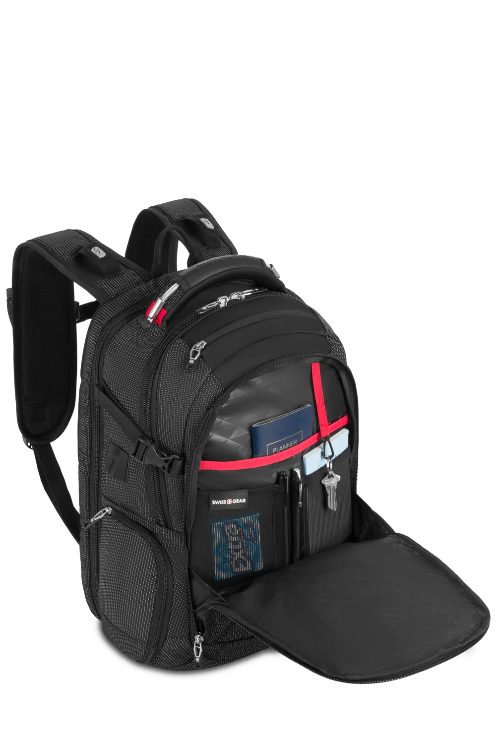 SWISSGEAR Travel Tech Elite USB ScanSmart Laptop Backpack - Image 6