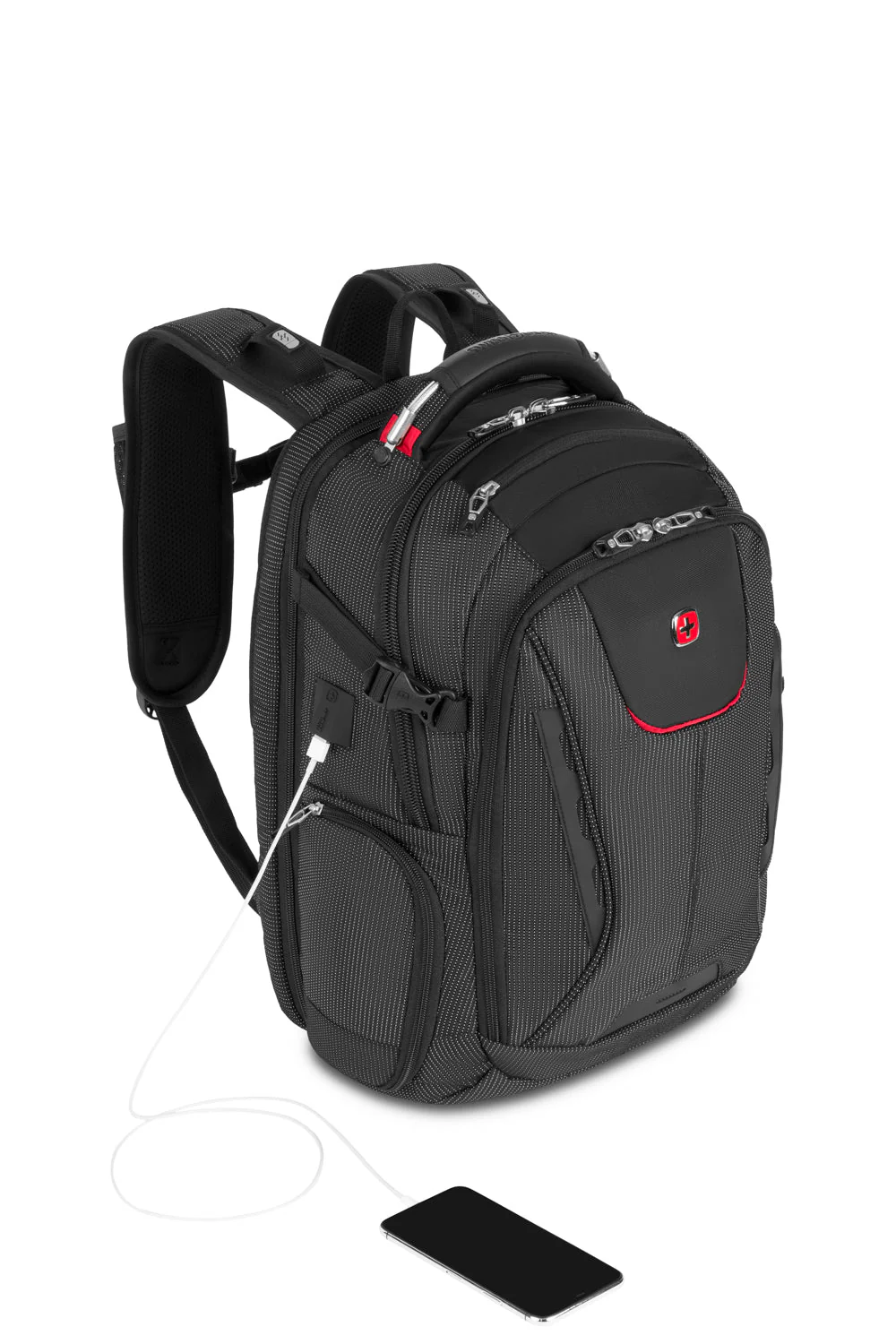 SWISSGEAR Travel Tech Elite USB ScanSmart Laptop Backpack - Image 74