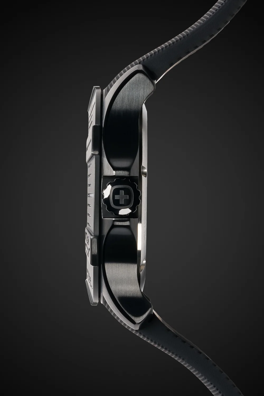 Wenger Seaforce Swiss Watch in All Black with Black Dial and Black Silicone Strap - Image 5